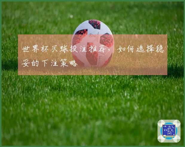世界杯买球投注推荐，如何选择稳妥的下注策略