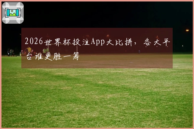 2026世界杯投注App大比拼，各大平台谁更胜一筹